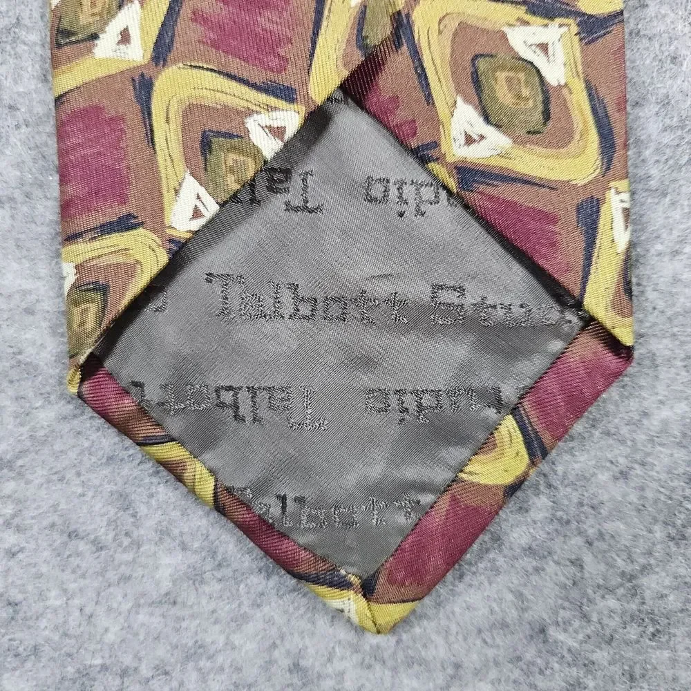 Robert Talbott‎ Studio For The Oxford Shop Silk Neck Tie Geometric 58x3.5 Inches